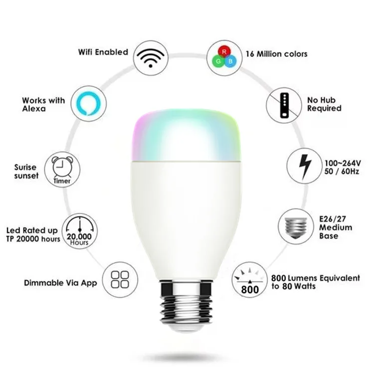 2019 Smart Music Bulb APP Control Music Bulb