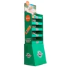 Chewing gum cardboard advertising display stand candy step display sweets paper shelves folding display box