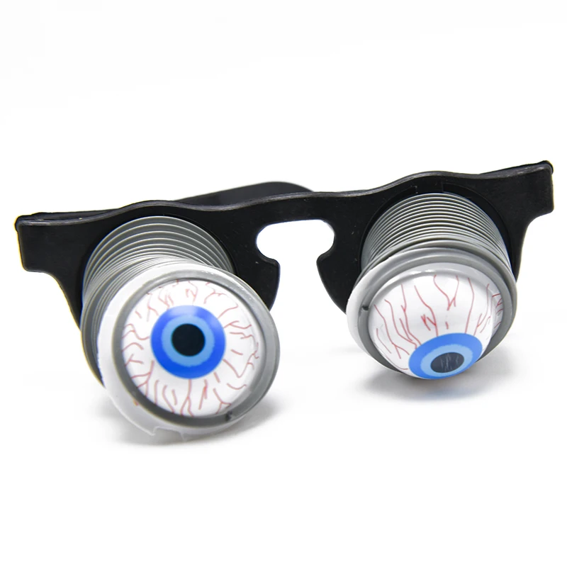 Halloween Party Scary Decoration Props Spring Eyeballs Spoof Funny Eye Glasses