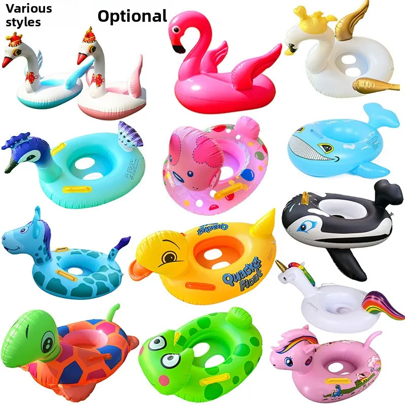 Children's PVC Pool Float 17 Animal Patterned Water Seat for 0-5 Years ...