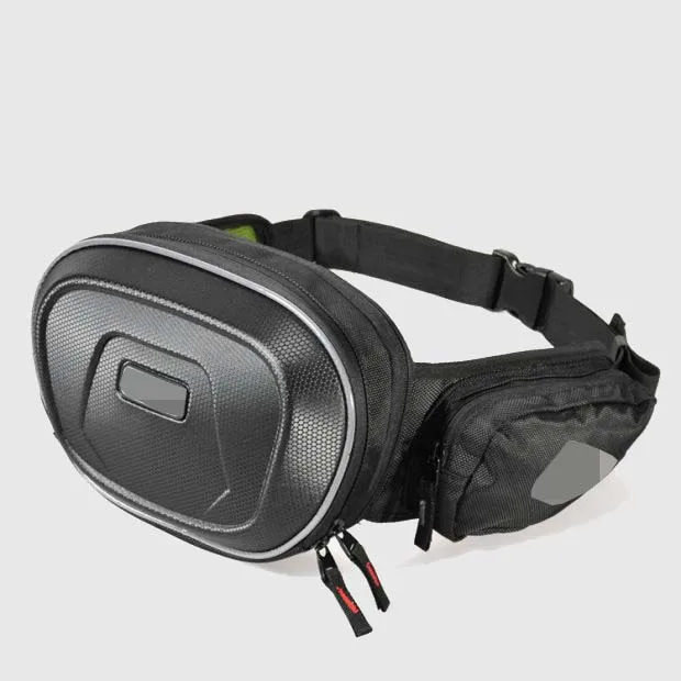 
fashion Men hardshell motorcycle riding waist bag Outdoor Sports Running Belt Bag Waterproof Fanny Pack for motorbike 