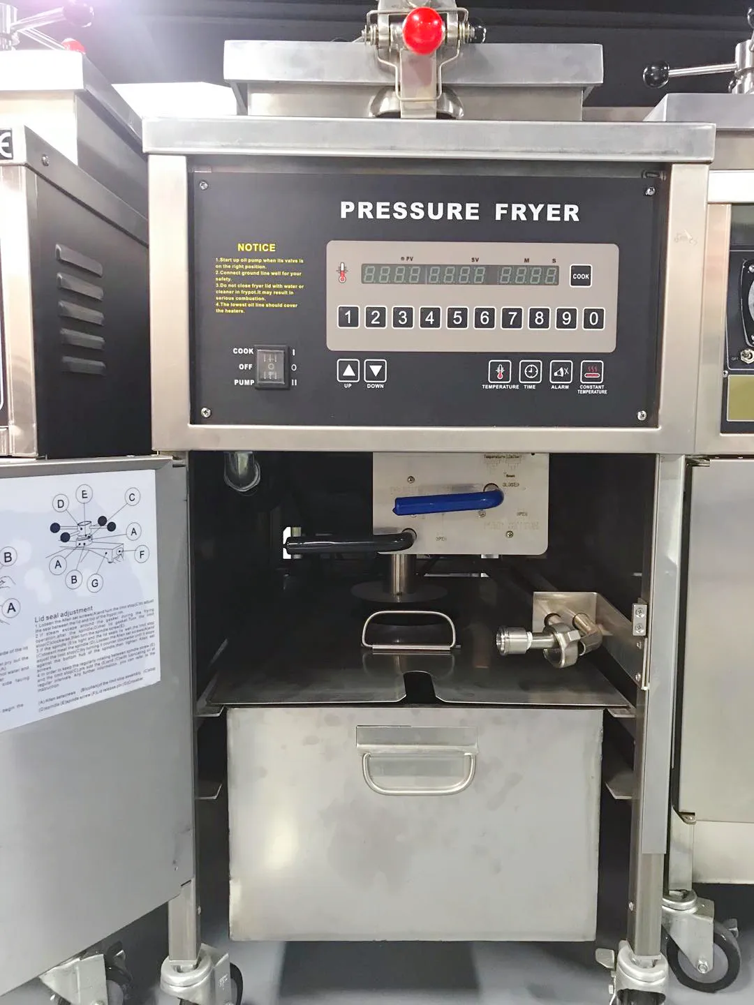 Kfc Chicken Broaster Used Pressure Fryer Electric Counter Top Chicken