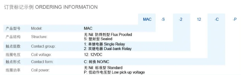 MEISHUO MAC-S-212-C New Original 12VDC 10Pins Miniature Automobile Relay Sealed Electromagnetic Theory for Auto Use