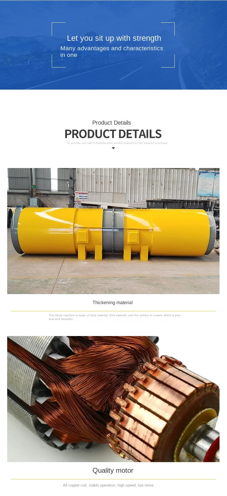 Axial Flow Fan, SDF, 380V, Steel - detail 4