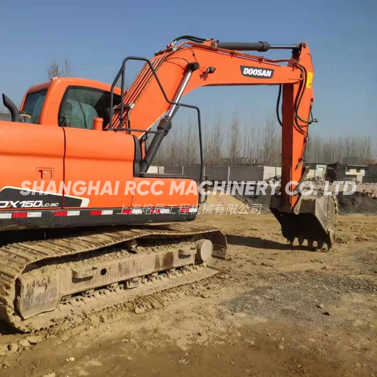 Used Original Doosan Dx150 Dx150lc9c Hydraulic Excavator 15 Tons Midi