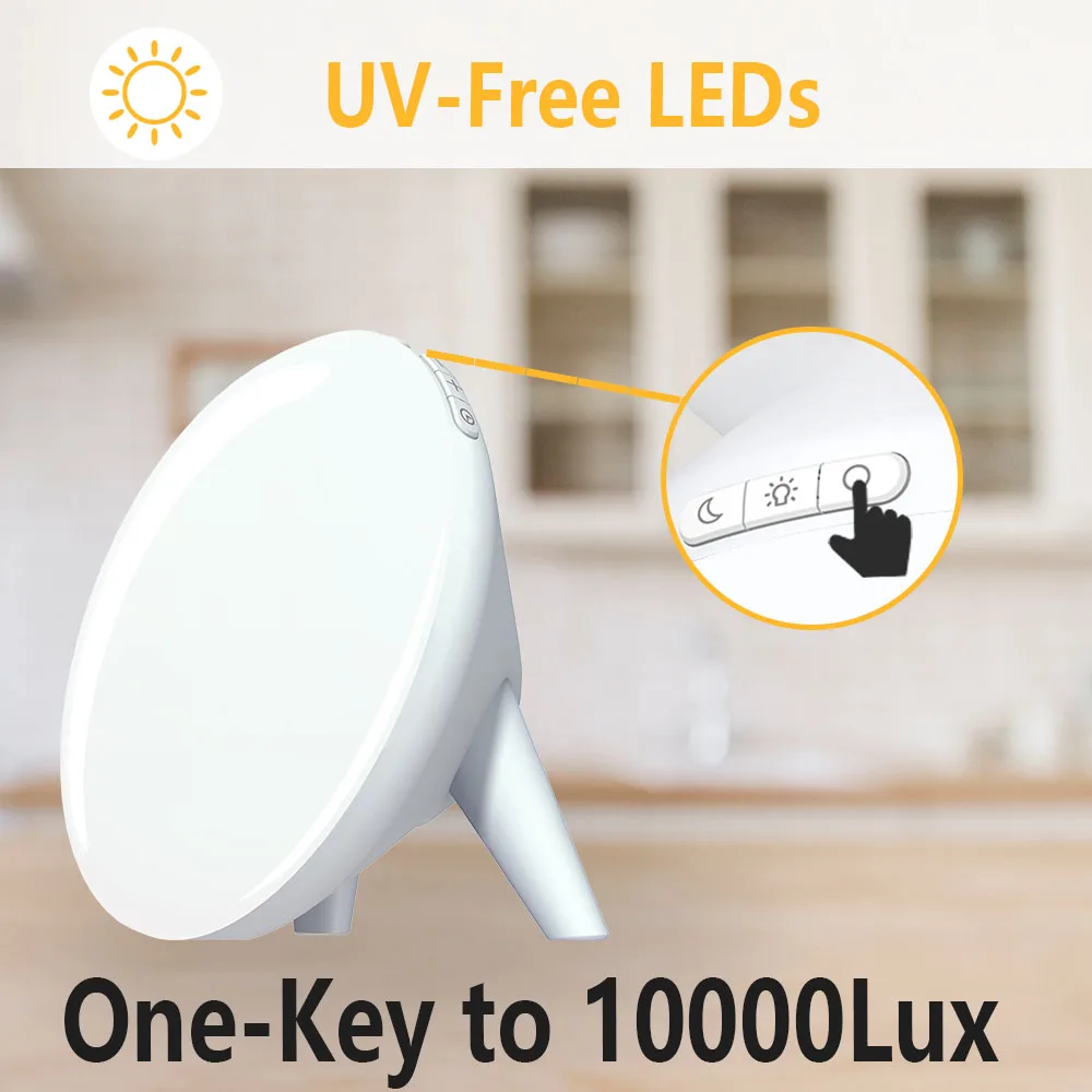 Purchasing Led Uv Free Portable Sad Light Therapy Daylight Lamp 10000