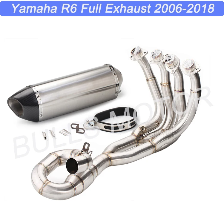 Motorcycle Performance Exhaust For Yamaha R6 Exhaust Pipe 20062018 R6