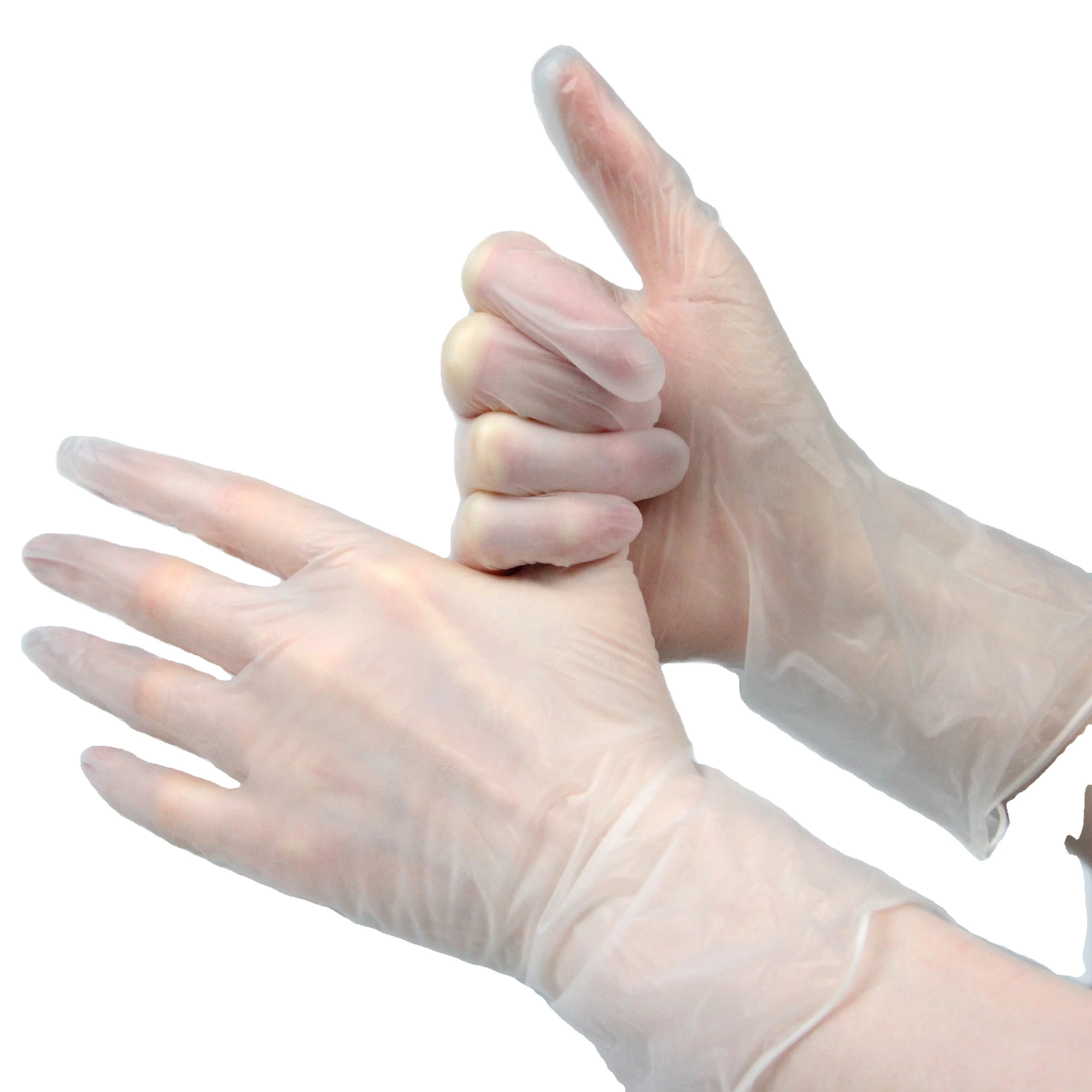 safe powder free vinyl gloves for food s/m/l/xl