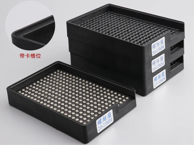 Screw Storage Box,273 Holes Multiple Hole Screw Box 2.5-3.0mm Diameter  Screw Tray Holder PP Plastic Antistatic Screw Hardware Collection Organizer