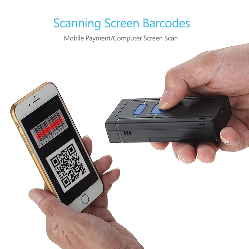 Wireless Mini Qr Code Wearable Bluetooth 2d Barcode Scanner Micro Usb ...