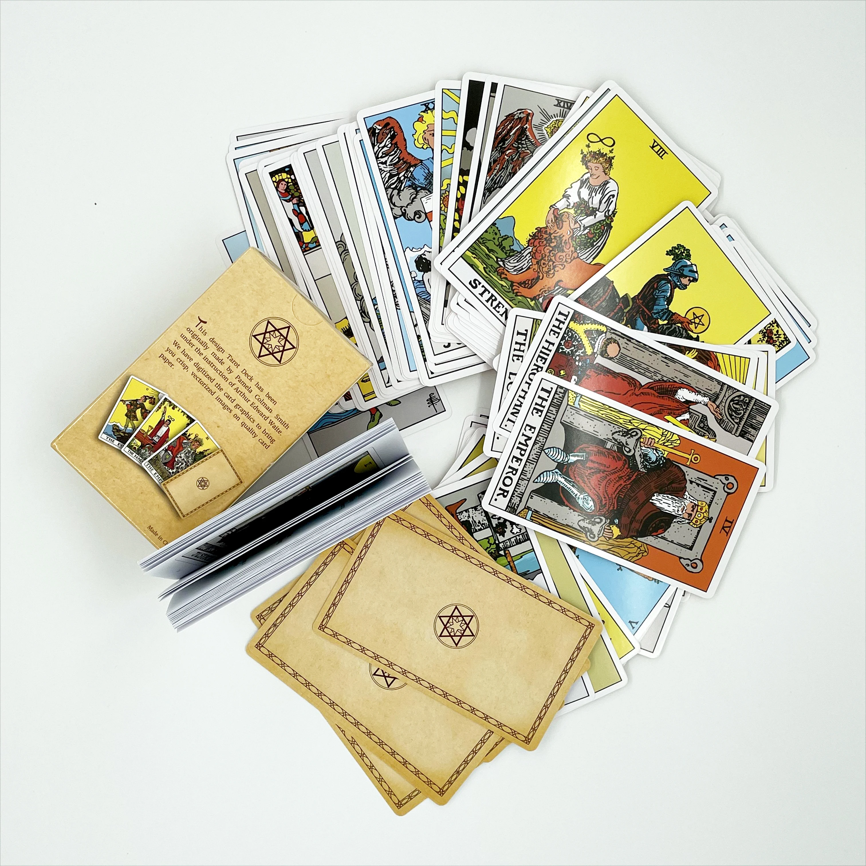 Custom Oem Printing Tarot Cards With A 100page Manual Tarot Card For