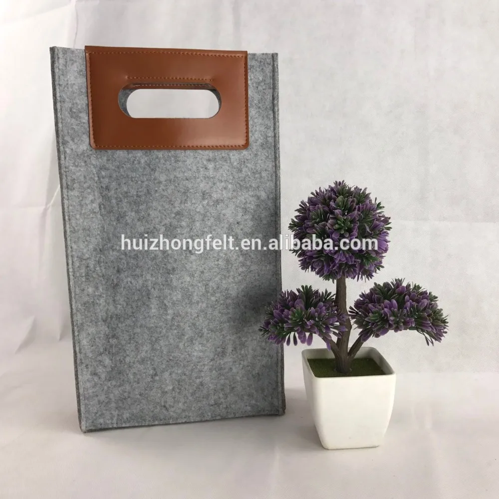 factory wholesale price plaid wine bottle bag