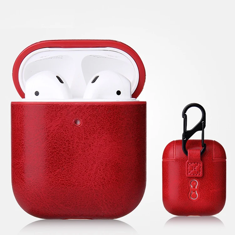 Luxury Pu leather Earphone Bag for Apple Airpods Pro Case)