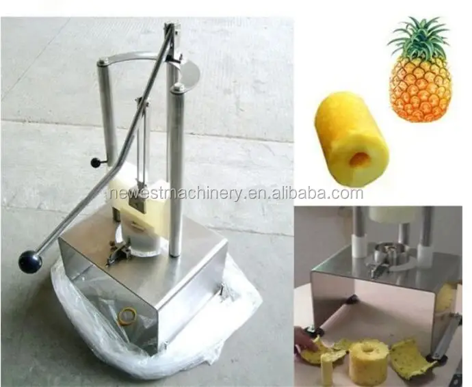 Hand Press Ananas Peeler Machine,Ananas Skin Peeler And Core Removing