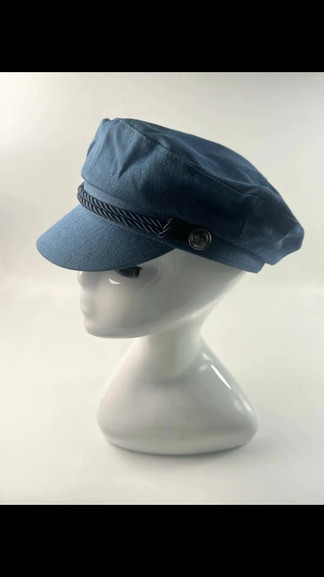 Casquette Tabasco Sauce Piquante - Bleu Marine/blanc Vieilli, Dos Mesh, Réglable