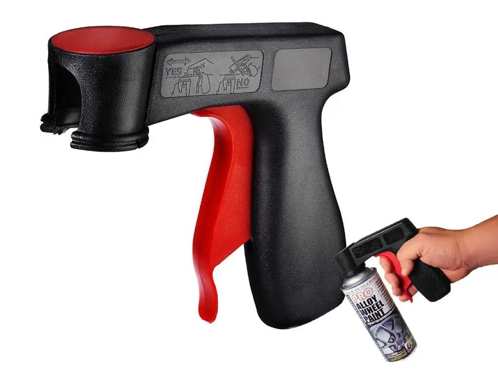 Aerosol Spray Can Tool Handle Transforms Any Spray Can Into A Spray Gun