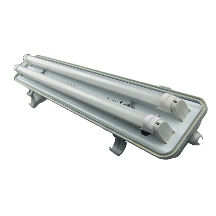 4ft IP65 waterproof LED linear Double T8 Tube Light fitting