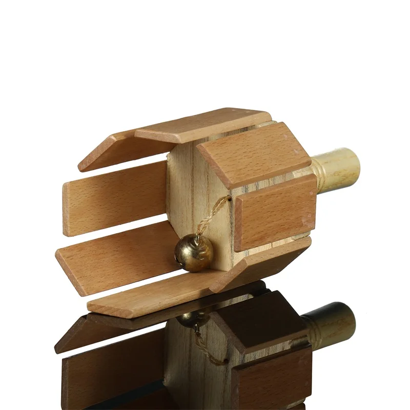 长手柄创意多样的乐器木材 agogo