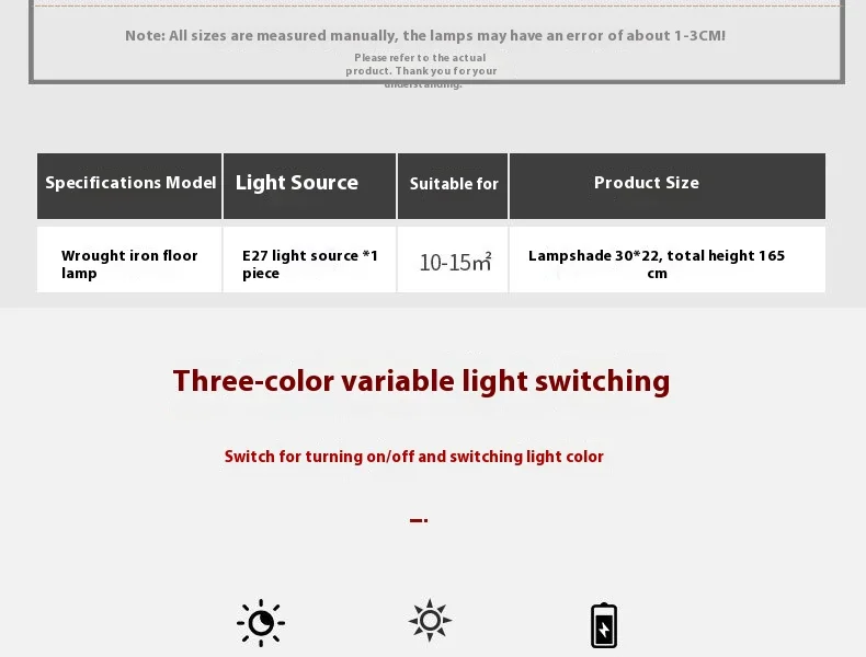 Modern Luxury Living Room Floor Iron Advanced Induction Sofa Corner Bedroom Bedside Table Integrated Night Fish Luring LampCE FCC