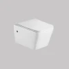 Factory New Design Best Selling Ceramic concealed cistern with Rimless flush wall hung CE Toilet