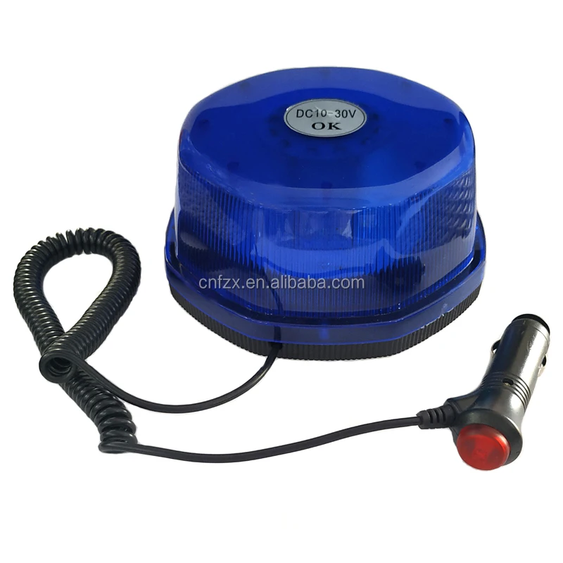 Hot Sale  Waterproof LED Strobe Revolving Warning Light for auto  truck Blue warning led light