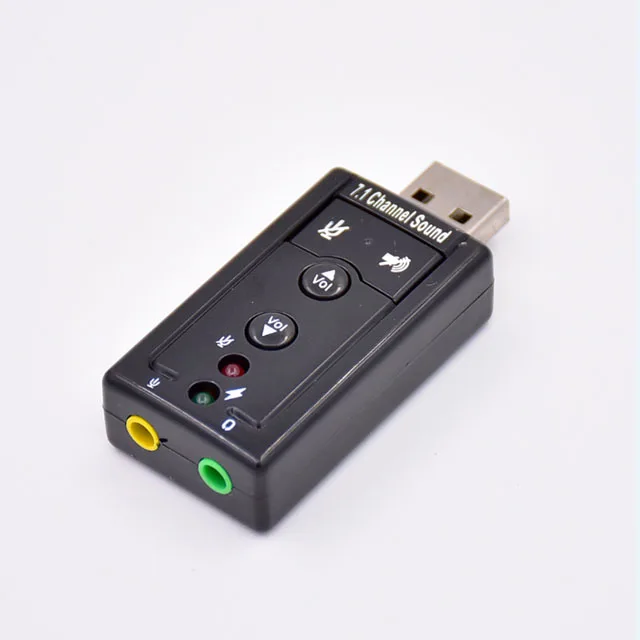 Carte Son USB 7.1 Canaux - Adaptateur Audio 3.5mm Pour PC, Mac, Linux - Virtual Surround Sound