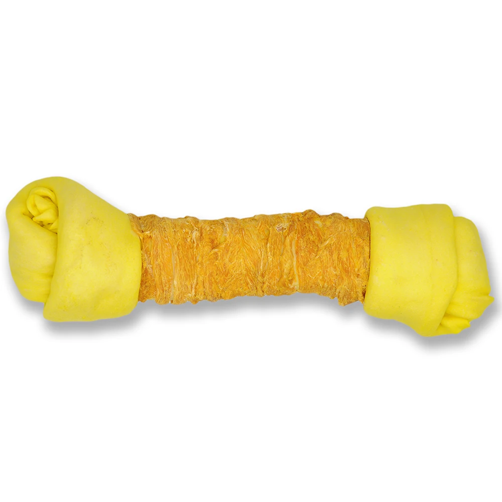 Oem 100 Natural Chicken Rawhide Dumbbells China Supplier Dog Treats