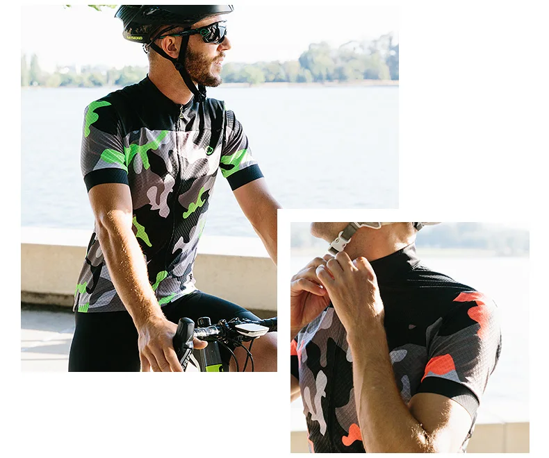 in stock Soomom mens miti fabric custom cycling jersey pro short sleeve cycling wear kit