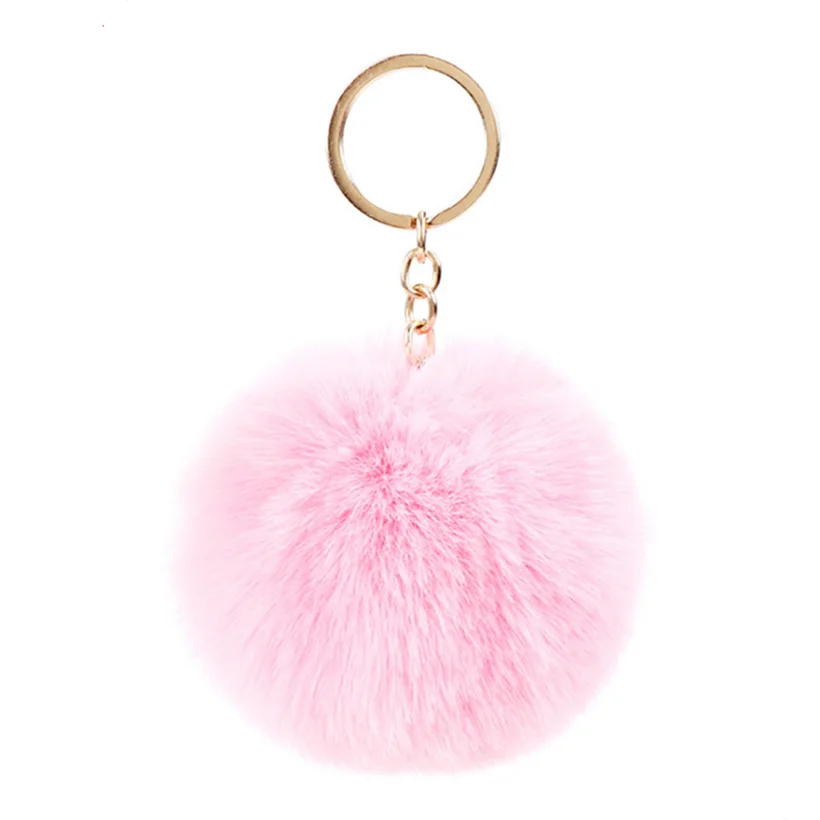 

furry puff ball faux rabbit pink fur ball,10 Pieces, More than 20 colors
