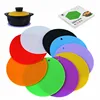 amazon kitchen accessories 6 pack set waterproof foldable round dinner table place heat resistant mat silicone