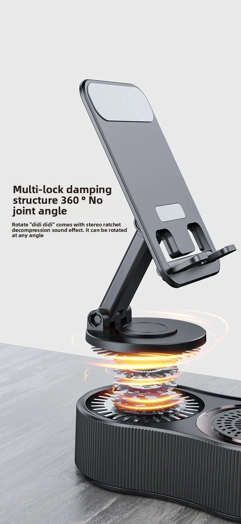 360-Degree Rotating Cross-Border Mobile Phone Holder Flexible Mini Portable for Bluetooth Speaker Lifting Power Bank Atmosphere