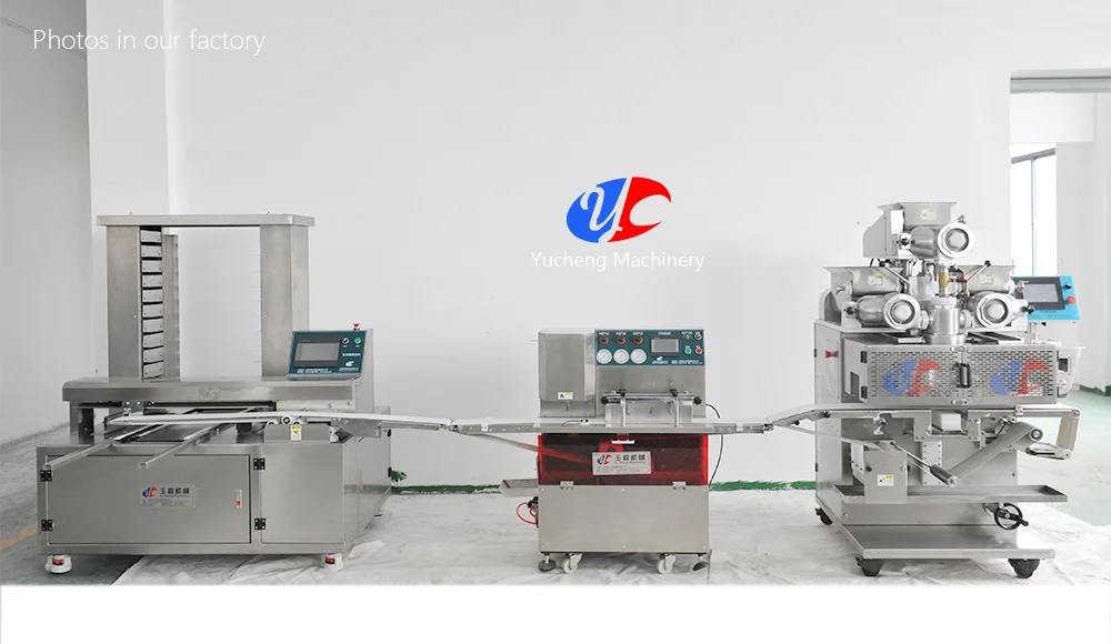 Automatic Mooncake Maamoul Production Line Stamping Moon Cake Processing Machine