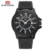 VA VA VOOM 206 Men Waterproof Watch Quartz Watch Movement Manufacturers Luxury Leather Strap Wristwatch