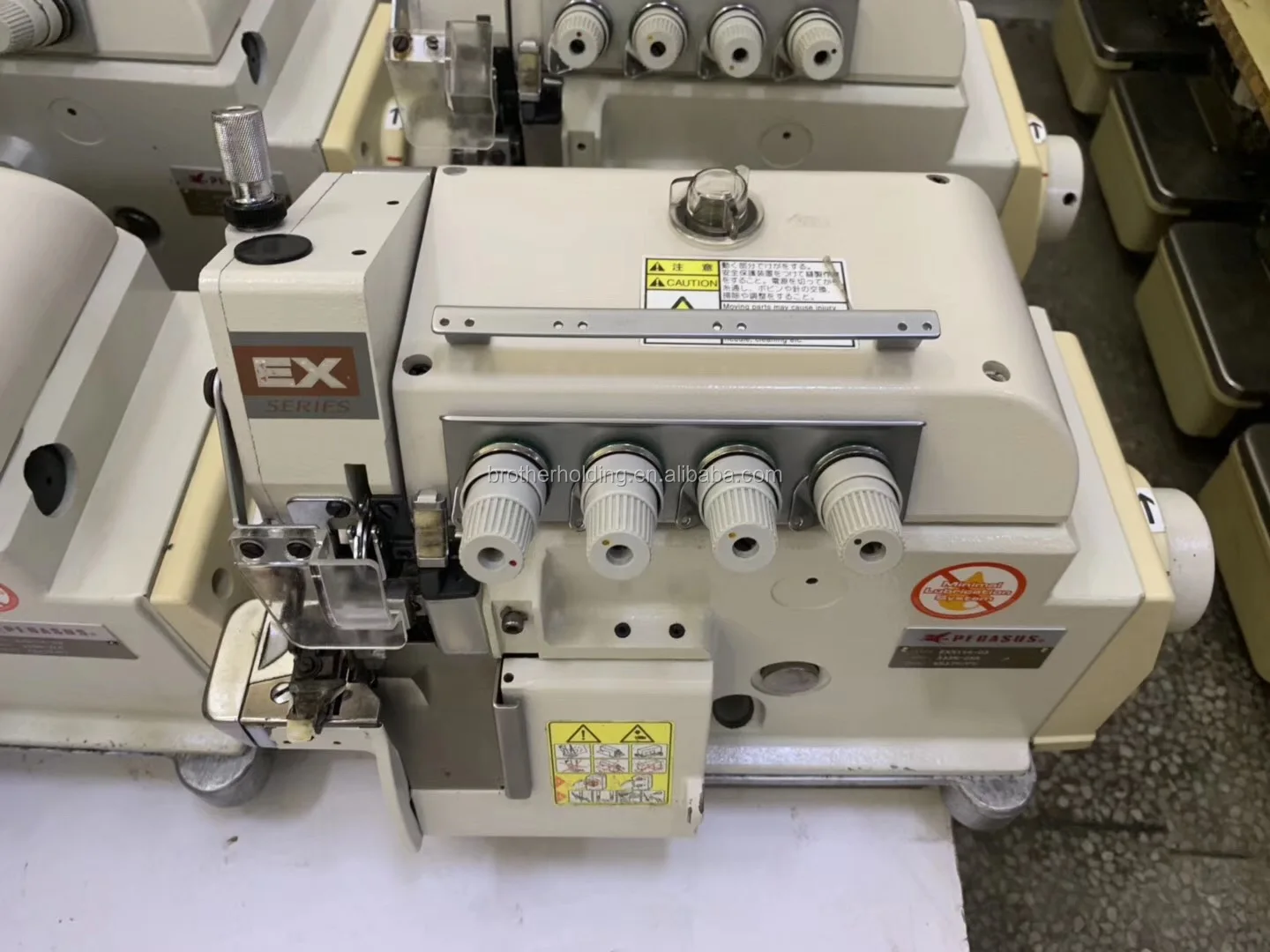 Used Pegasus Ex51143 Industrial Overlock Sewing Machine Multi Needle