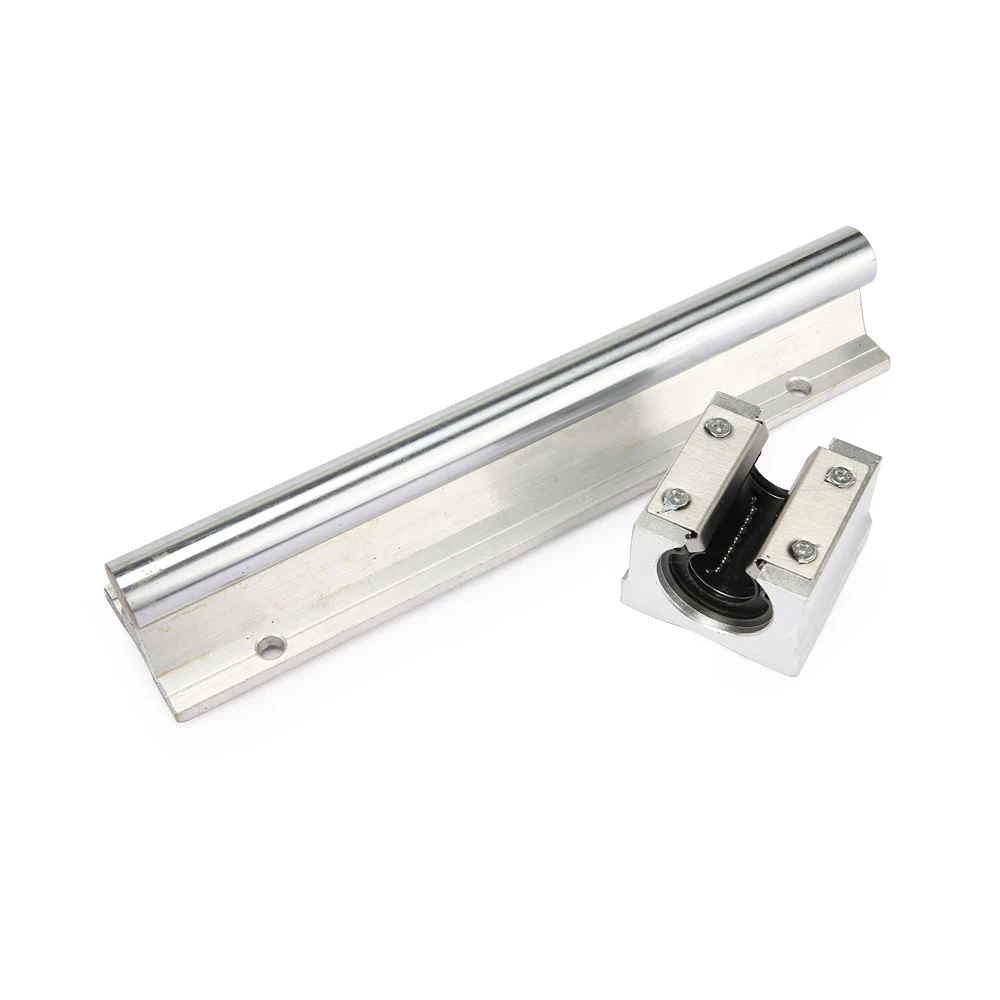 Cnc Round Linear Guide Rail 45# Gcr15 Chrome Steel Sbr10 Sbr12 Sbr16 ...