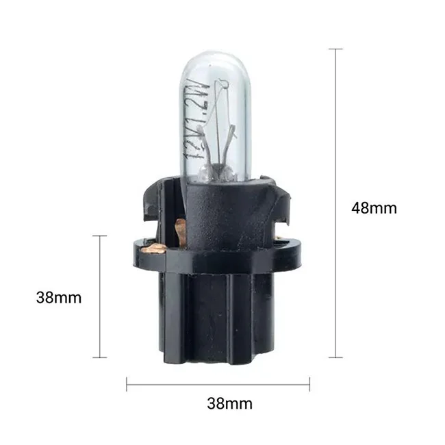 T5 V2 Dashboard Light Socket Indicator Light Holder Plastic Black Mitsubishi Backlight Base