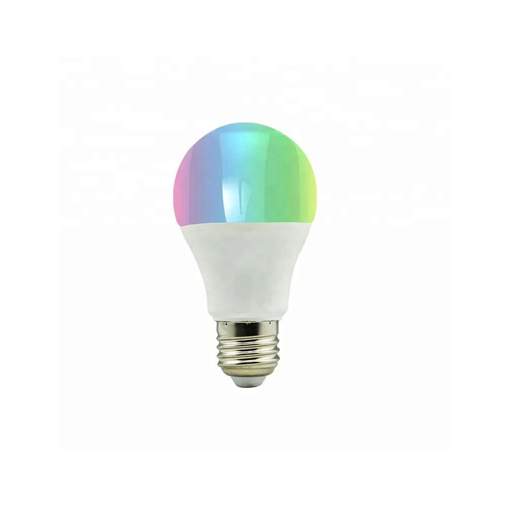 E27 China Light 7W 5W Smart Lighting Raw Material Skd App No Hub Alexa RGB Wifi Led Bulb