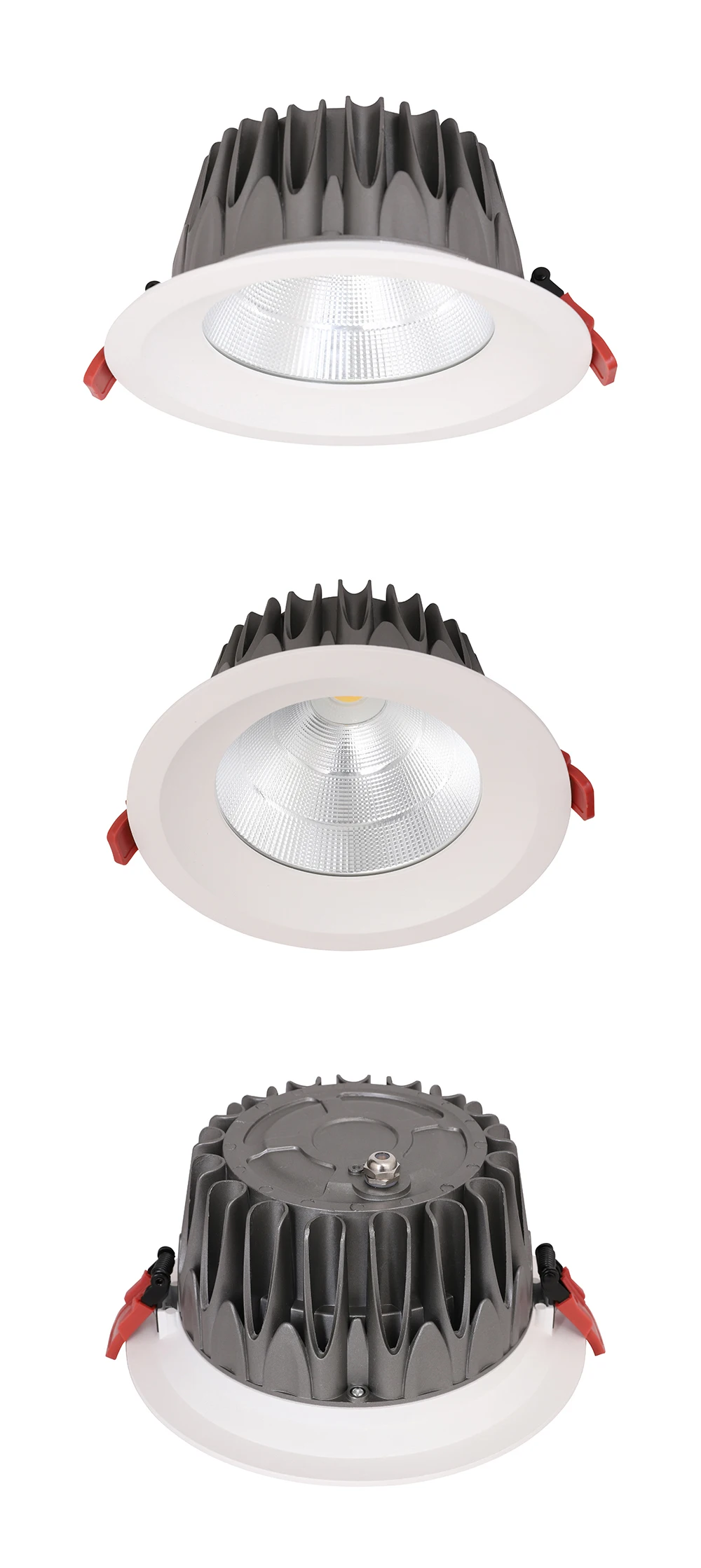 factory direct sale high quality ceiling round square die-casting aluminum 15W COB led recessed downlight