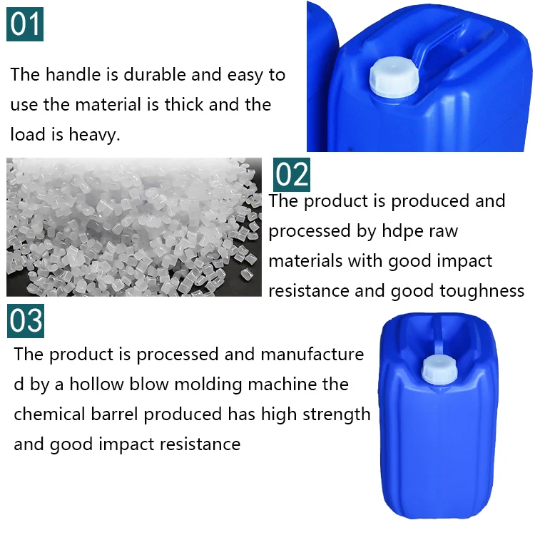 plastic drum oil barrels plastic barrel 25l for chemical liquid