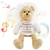 Electronic Lady Plush Teddy Bear Musical Stuffed Animal Singing and Swinging Plush Toy Interactive Animated Kids Gift