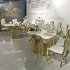 Mdf top white color choose wedding banquet dining room table