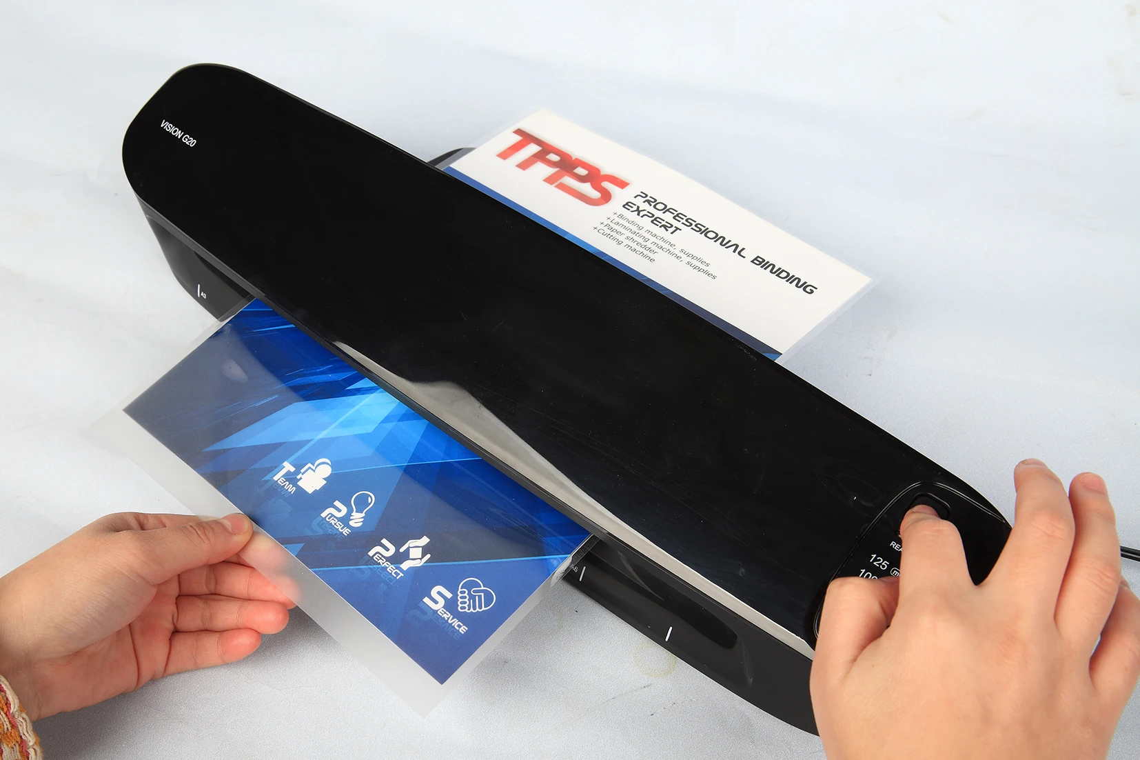 Tpps A3 2 Rollers Laminating Machine Vision G20 Hot Laminator An Instant Desktop Solution For