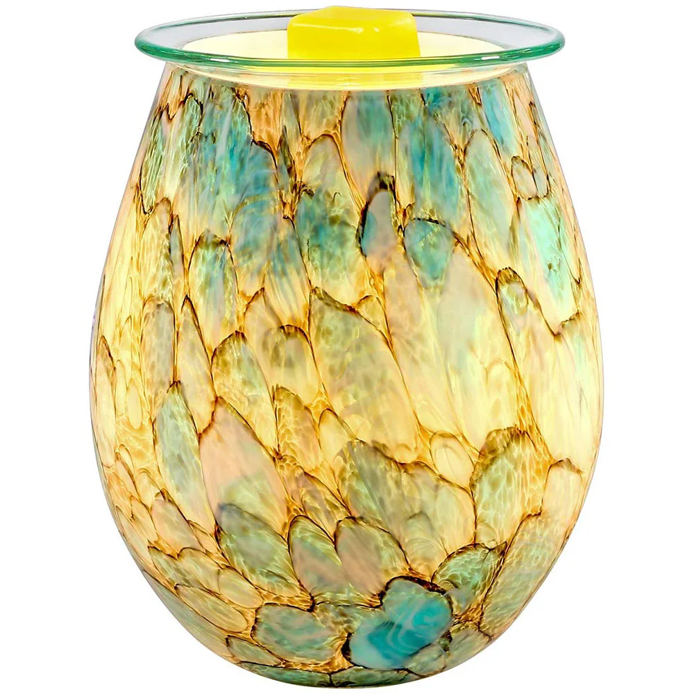 Dragon Egg Pattern Electric Wax Melter Warmer Art Glass Aromatherapy ...