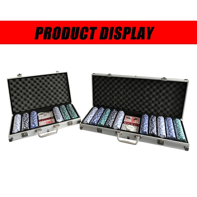 Lander Poker Chips Set 300 Piece With Aluminium Box For Party Gambling