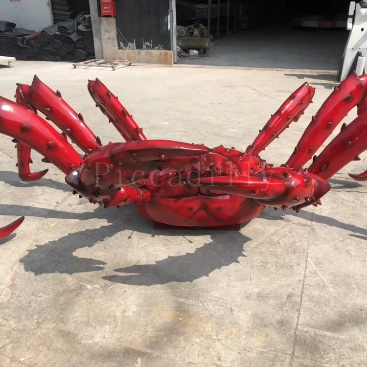 Fiberglass giant crab display sculpture.jpg