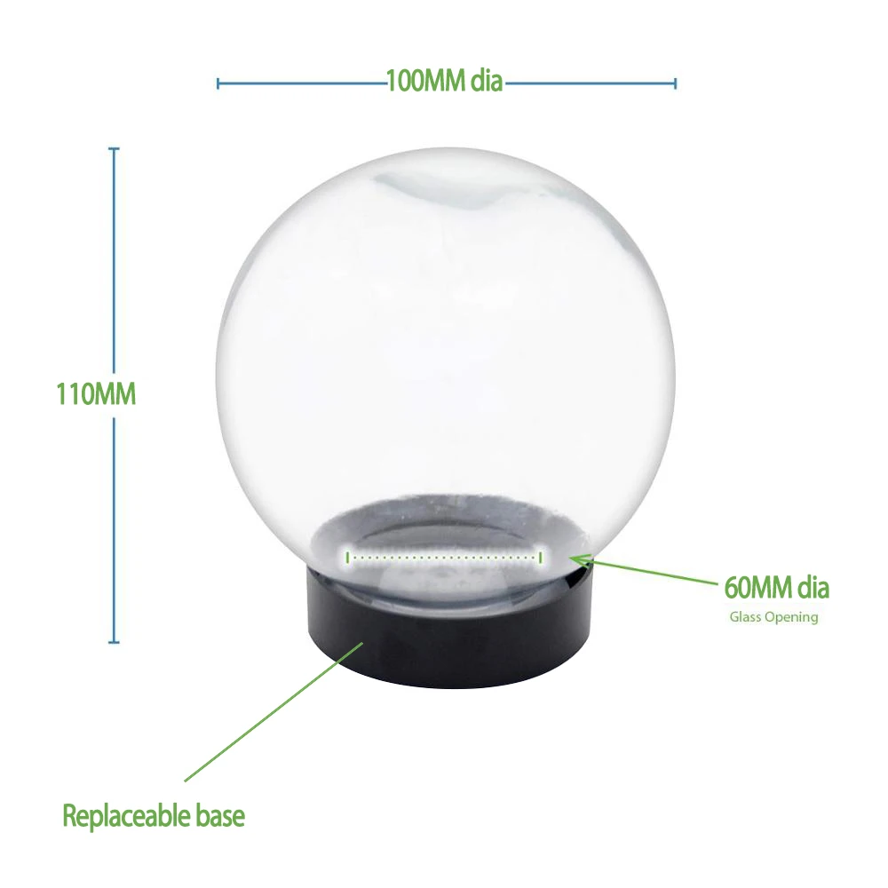 Custom Decoration Plastic Container Diy Gifts Empty Snow Globe Buy Empty Snow Globe,Diy Snow