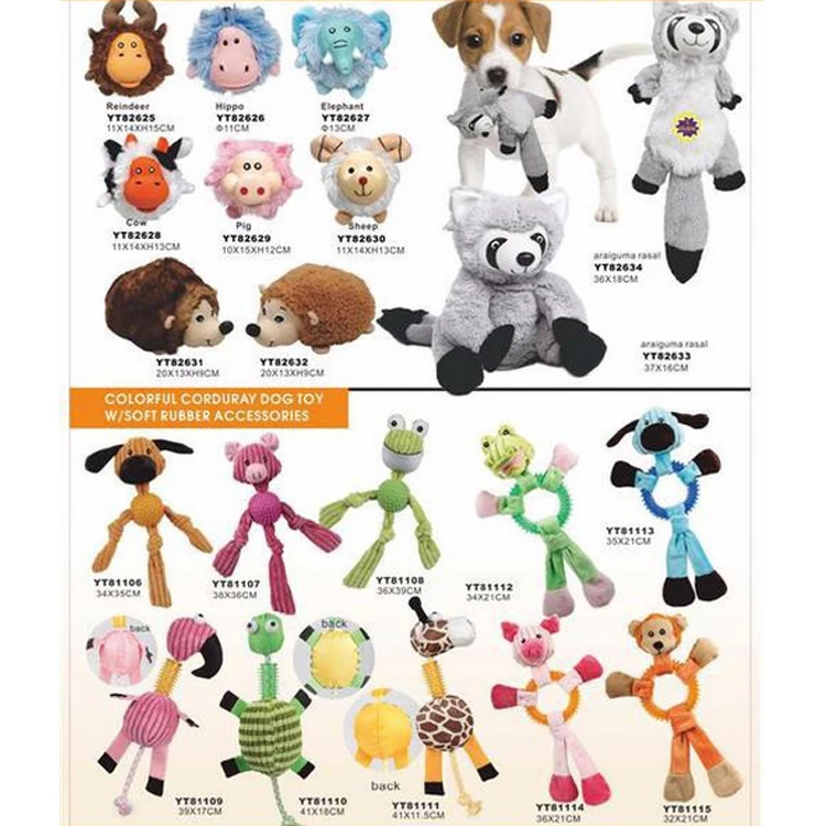 Pet Product 20 Years Experience Professional Juguetes Para Mascotas Dog Plush Toy Eco Friendly