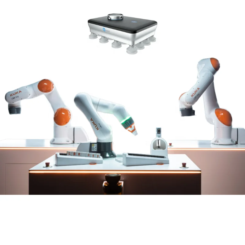 Kuka Cobot Robot with SLAM Navigation for Warehouse Automation