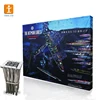 TJ Portable exhibition booth wall banner stand straight backdrop tension fabric pop up display for trade show