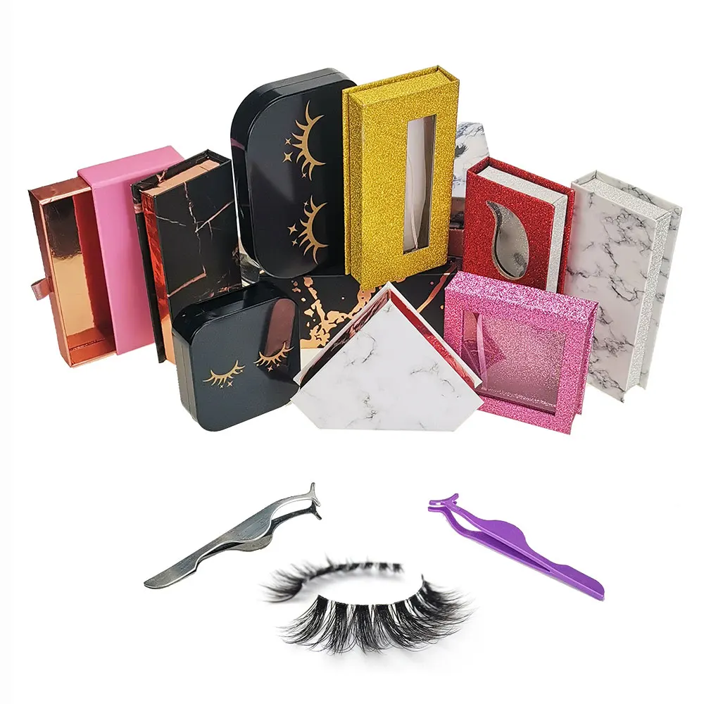 
25mm Extra Long Mink 3d Lashes mink 25 mm Custom Eyelash Packaging 25mm Eyelashes Vendor 